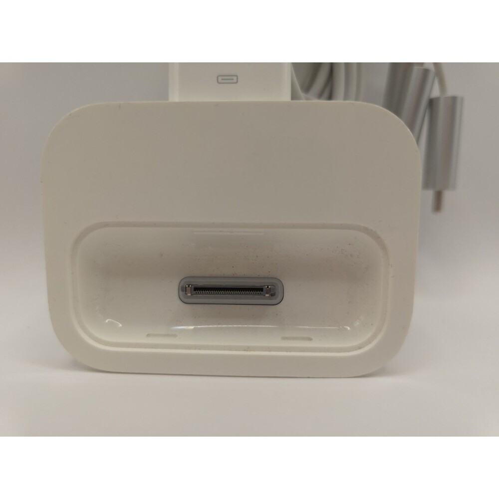 Apple iPod A1153 White Auxiliary Output 30-Pin Universal Charging Dock Kit - Picture 3 of 6